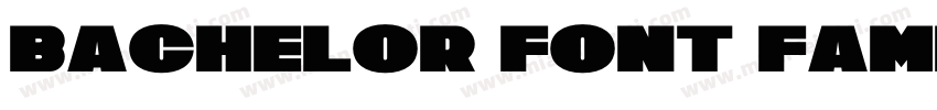 Bachelor Font Family字体转换